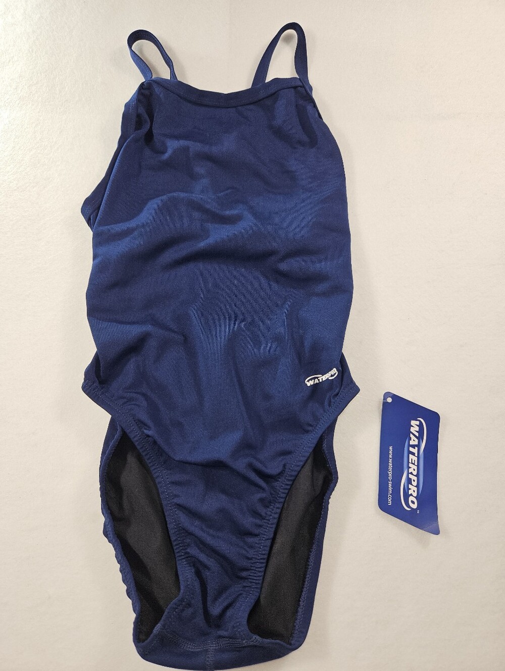 WATERPRO NEW Navy One-Piece Thin Strap Swimsuit Size 30 (USA Size XS)